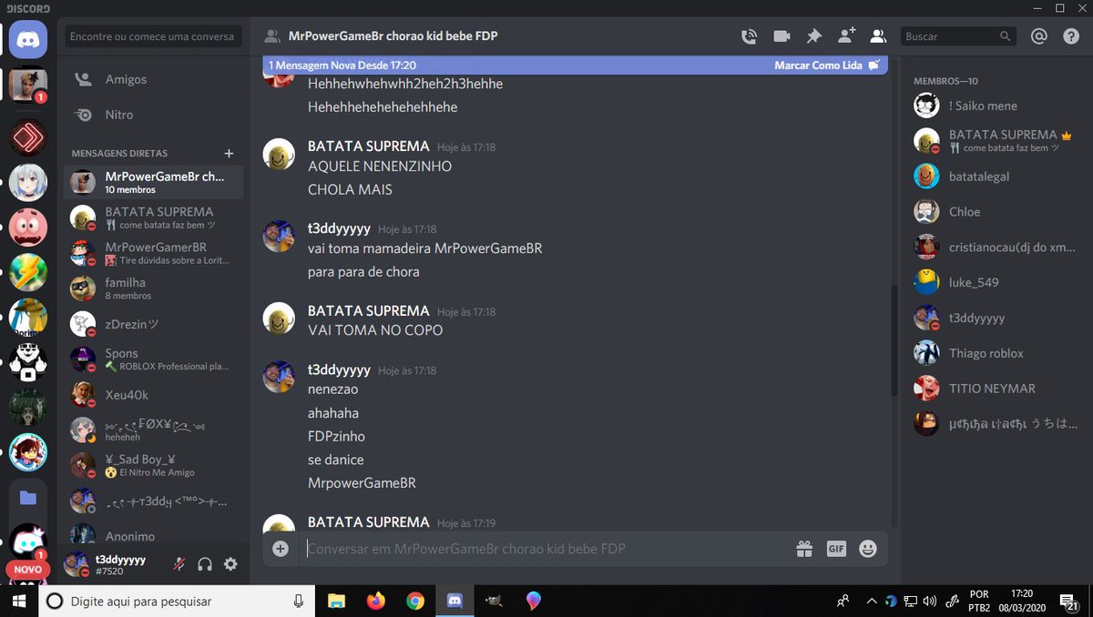 perfil sad Discord