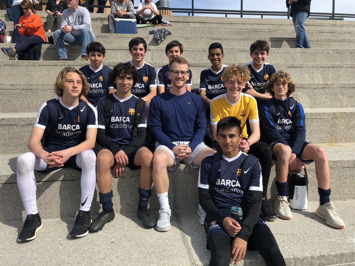 3.5 hour drive just for one game, but so happy I got to see my boys compete today! Vamos Barça! ⚽️❤️💙