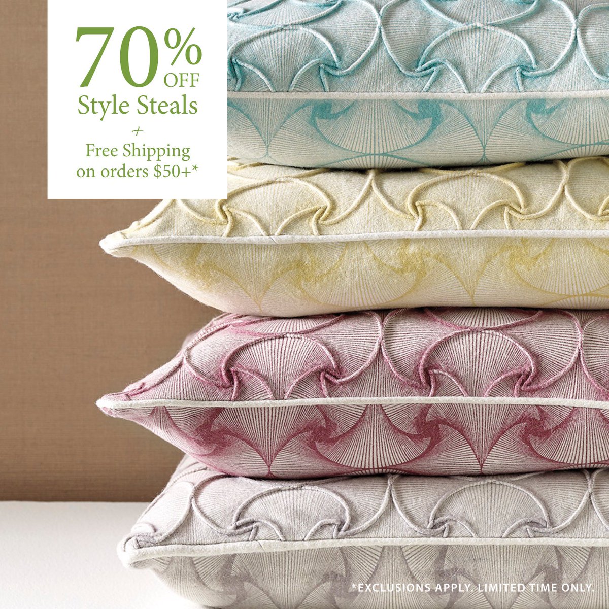 companyc's tweet photo. Be a cushion-ista! Give your decor an instant refresh with these pillow style steals. https://t.co/mv2GHxBVRf #Companyc #ColorCrush #homedecor #boldcolors https://t.co/X8bVxghIHS