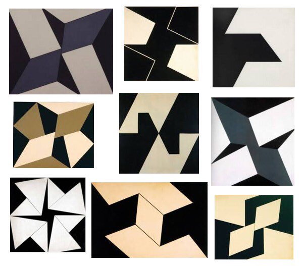 Lygia Clark (Brasil. 1920-1980)Pintora y escultora de base, llegó a las acciones plásticas derivadas de su trabajo escultórico y de la interacción del cuerpo con las mismas. Es, sin duda, otra de las grandes creadoras de mediados de siglo XX en Latinoamérica.