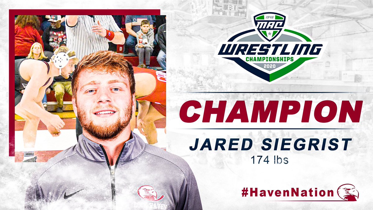 174 Jared Siegrist is your 1st ever MAC Champion!🦅