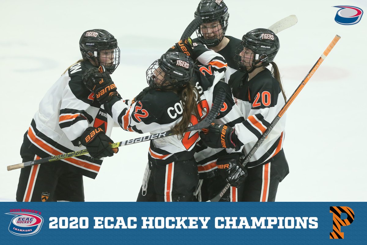 ecachockey's tweet photo. 🏆CROWN THEM 🏆

Congrats to @PWIH, claiming it's first #ECACHockey title with an OT win over Cornell‼️ #ECACHockeyChampionship https://t.co/BPy1HxHvlr