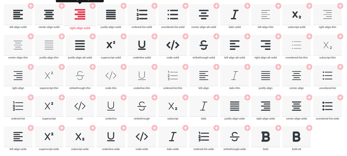 friconix's tweet photo. Need some icons for your WYSIWYG rich content editor? 
https://t.co/SIi0PI796T https://t.co/eIvVzOtK7V
