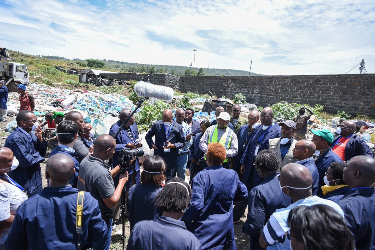 WorldBankKenya's tweet photo. The Giota Dumpsite by @NakuruCountyGov shows the great potential of job creation in Solid Waste Management as well as positive results when governments work with local communities to enhance sustainable human settlement #LiveableCitiesKE https://t.co/ST57EGQfae