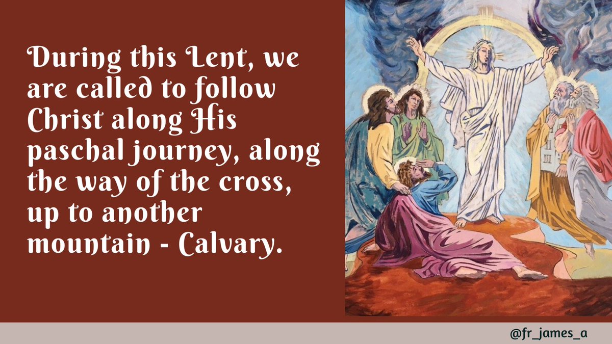 frjamesa's tweet image. #Transfigurationofjesus #Lent2020