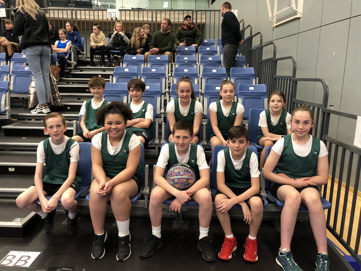 MrsBlack_StP's tweet photo. Fantastic day with our brilliant basketballers🏀 Gave 💯% and finished 3rd in the @Jump2it_SSF competition 🥉👏🏼👏🏼 Then we enjoyed a very exciting Glasgow Rocks game. Thanks to all our supporters &amp; congratulations @BonnybridgePS on your well deserved win. @rocksglasgow https://t.co/4vjNxZ5ciW