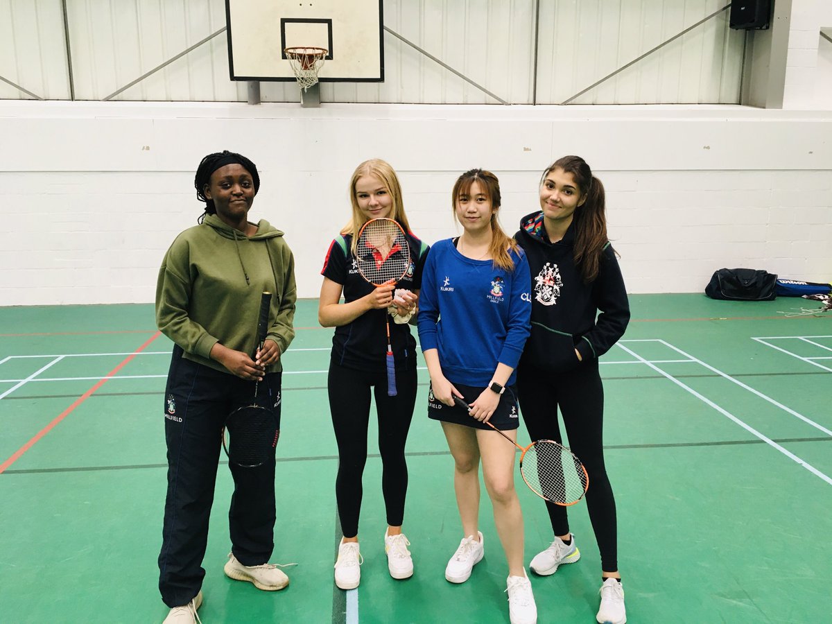 MFbadminton's tweet photo. As the season draws to a close we are ending with matches. Some close fought games and amazing progress this year. @MillfieldSport https://t.co/wXzXCPb6Nx