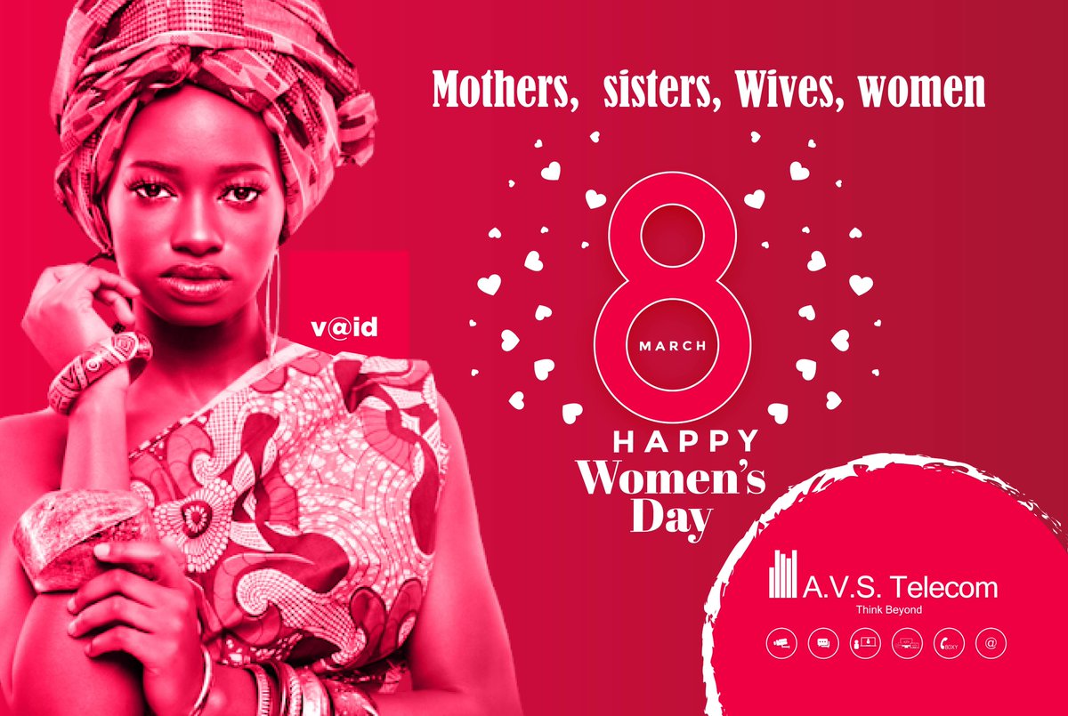 AVSTelecom1's tweet photo. Influential #Women,👮🏽‍♀️👩🏽‍🍳👩‍🍳 Inspiring👩🏿‍🔬👩🏿‍⚖ Women you have to be celebrated in this day!!!
Be Happy... Be Strong!
#WomensDay
#JourneeDeLaFemme2020 https://t.co/imJt9d7OV7