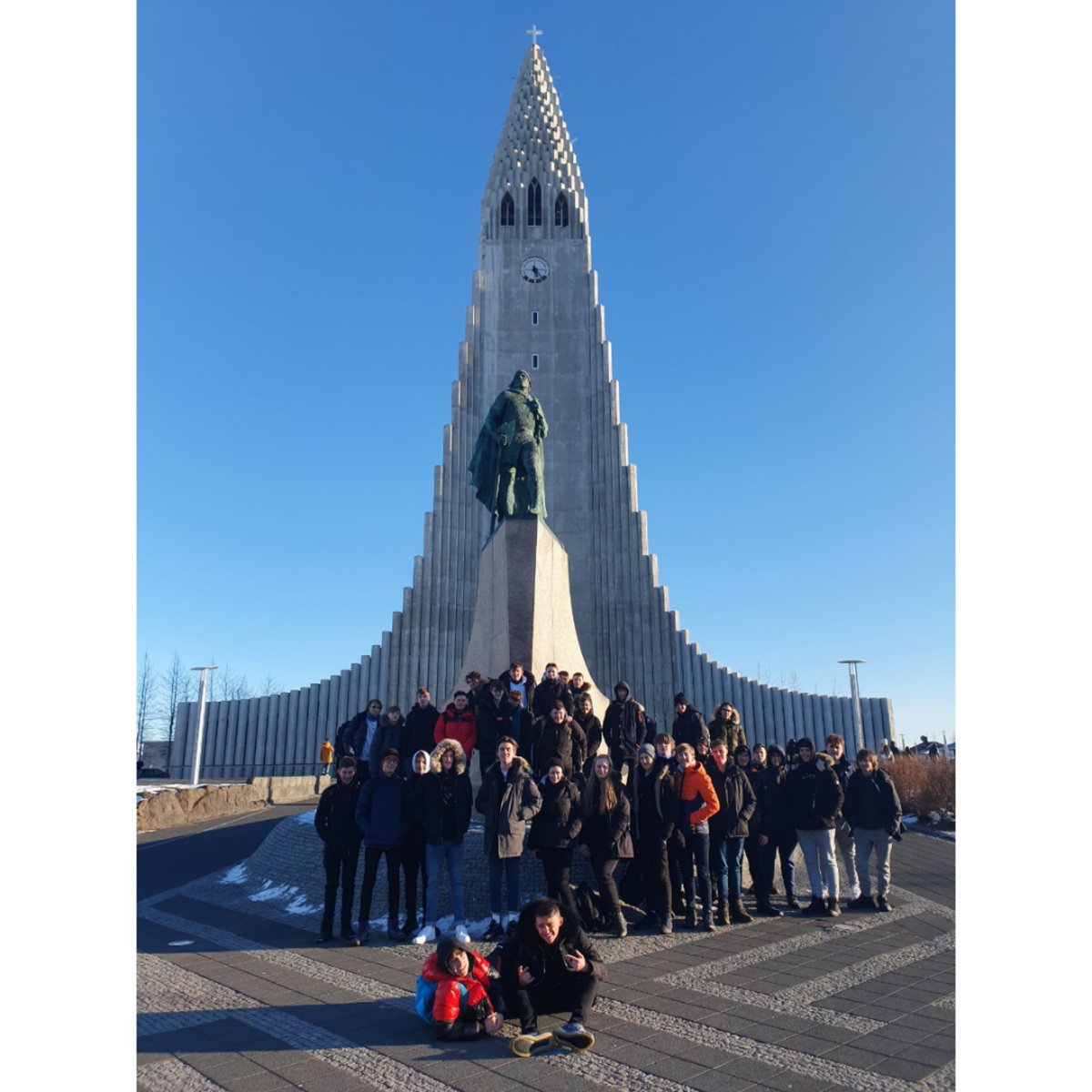TheHowardTHAT's tweet photo. Day 4 has been hectic! We had a tour of Reykjavik, saw some whales out at sea and finished with some games of bowling. Videos of the whale watching to come! ๐๐ #HowardGeog #HowardOnTour https://t.co/KagwlE8t5G