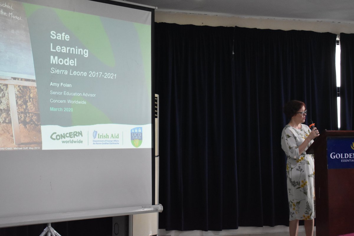 AKennan_Concern's tweet photo. Many thanks to Minister @MOBSSE_SL @dsengeh and Irish Ambassador @IrlEmbFreetown for inspiring speeches @Concern #SierraLeone event on safe learning in schools and communities #TonkililiDistrict #ComprehensiveSafety. https://t.co/c5jE8QxJys