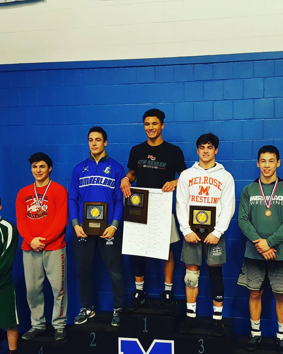 Congratulations to Aidan Faria for earning 2nd place in the New England Championships!!! Aidan finishes the season with a 52-1 record and leads Cumberland to a 17th place finish as a team.  Shout out to all our New England qualifiers on a great weekend! Go Blue!!