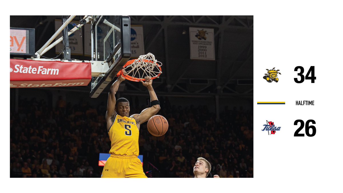 ShockwaveDN's tweet image. Halftime from Koch Arena. 

The Shockers are shooting 38 percent, the Hurricane 30 percent.