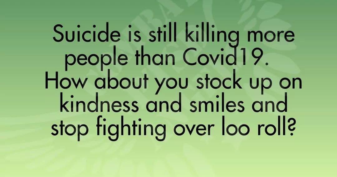 Lyns_180's tweet photo. 🙌🏻🙌🏻🙌🏻 #COVID19 #coronavirus #SuicidePrevention #suicideawareness #bekind #bekindalways #toiletrollcrisis https://t.co/QkLdz32kbo