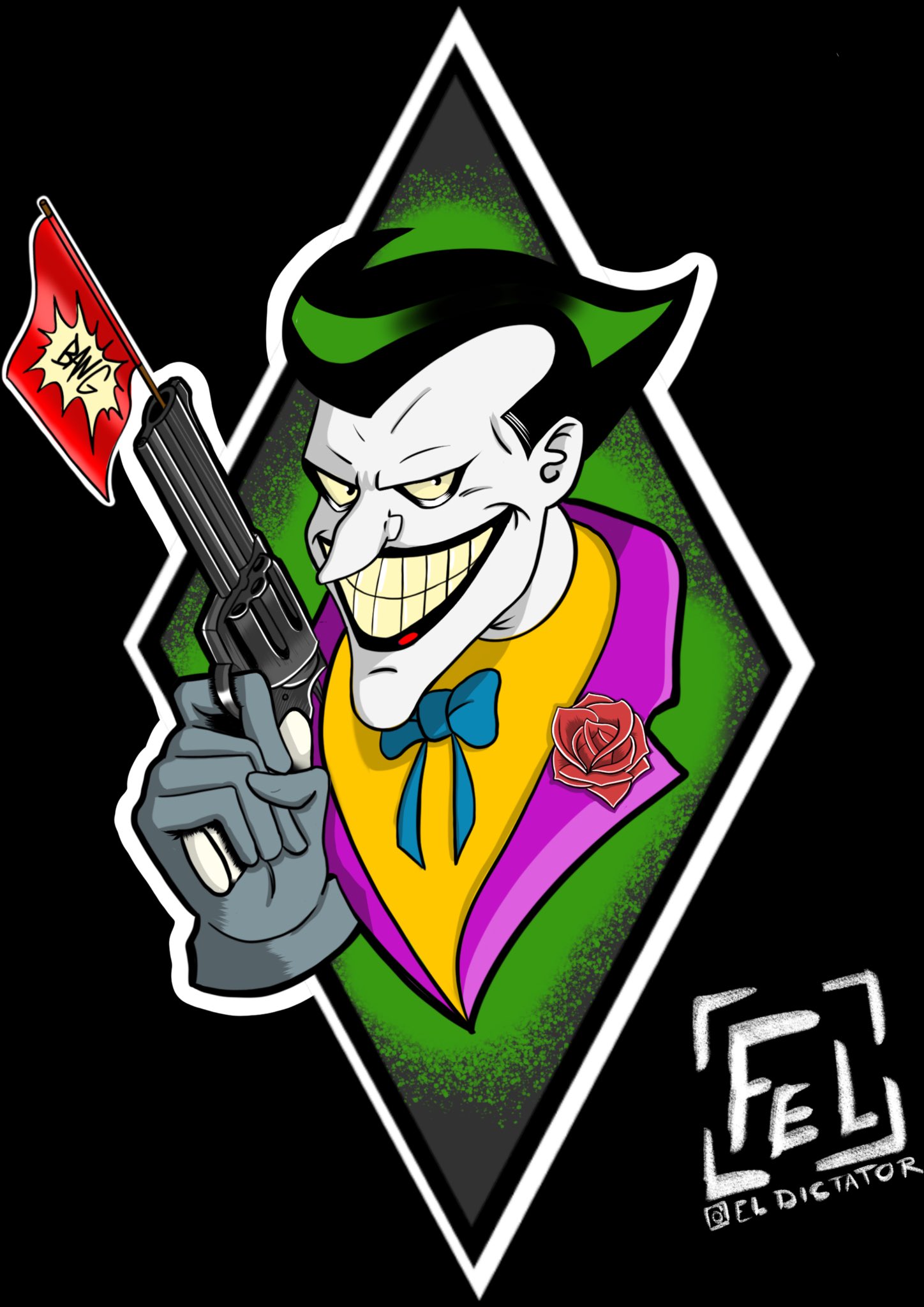 Fel on X: "« HahahHAHA !!! » #joker #jokertattoo #jokerdrawing  #markhamilljoker #draw #drawing #dessin #procreate #fanart #batman  #killingjoke #bang #colorful #art #tattoo #batmanart #smile #gun #thejoker  #tattooflash https://t.co/DJR46qv4Ck https://t ...