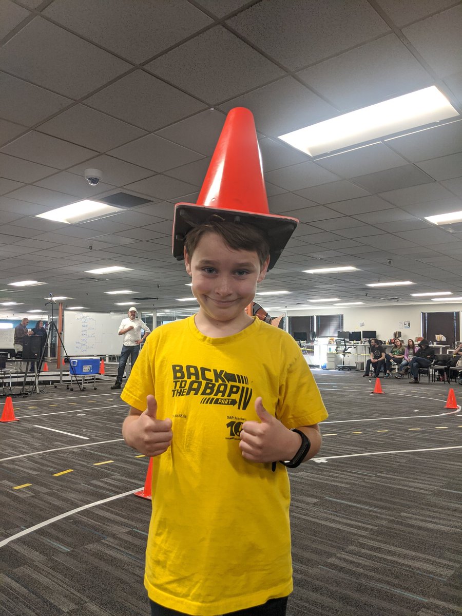 simenhuuse's tweet photo. @WindnWater @chr1sa @a1k0n @diyrobocars @circuitlaunch Oscar is designing a cone placing algorithm and will have the new @DJIGlobal #robomaster place it at a future @diyrobocars race. Secure of any Russian infiltration. https://t.co/8q48cB09uG
