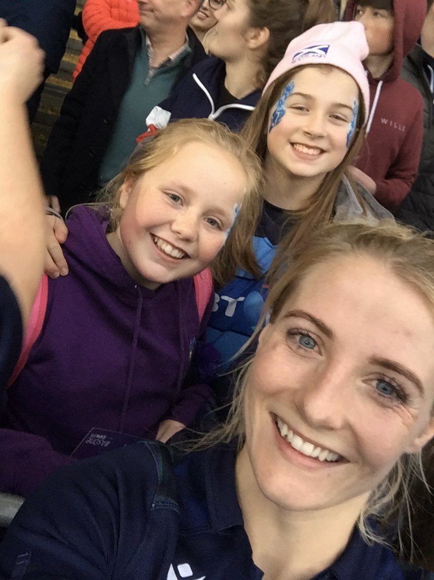 Celebrating #InternationalWomensDay  with happy memories of meeting our role models <a href="/Scotlandteam/">Scottish Rugby</a> #AsOne 💙🏴󠁧󠁢󠁳󠁣󠁴󠁿