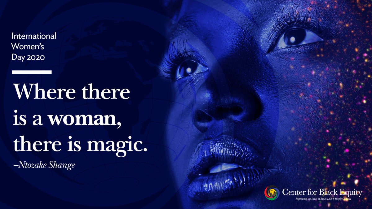 Ctr4BlackEquity's tweet photo. Today on International Women's Day we celebrate the social, economic, cultural and political achievements of all women and call for accelerating gender equality. #IWD2020 #EachforEqual https://t.co/yiSWcjmPqD