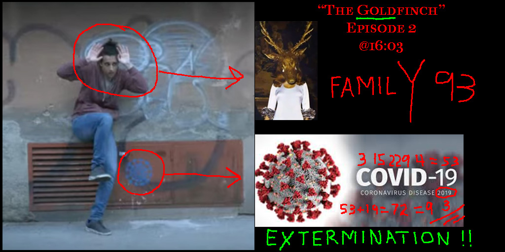 PottedF's tweet photo. Tell Cory....Watch the new Netflix series "Medical Police".
In it is the "Covid-19" virus, painted on a wall.
Is this significant?
Yes. The show is about a global pandemic they cannot stop.
Reality is...This show was filmed 1 yr ago!
How did the Virus graphic end up in it? https://t.co/zMeEKJK7sx