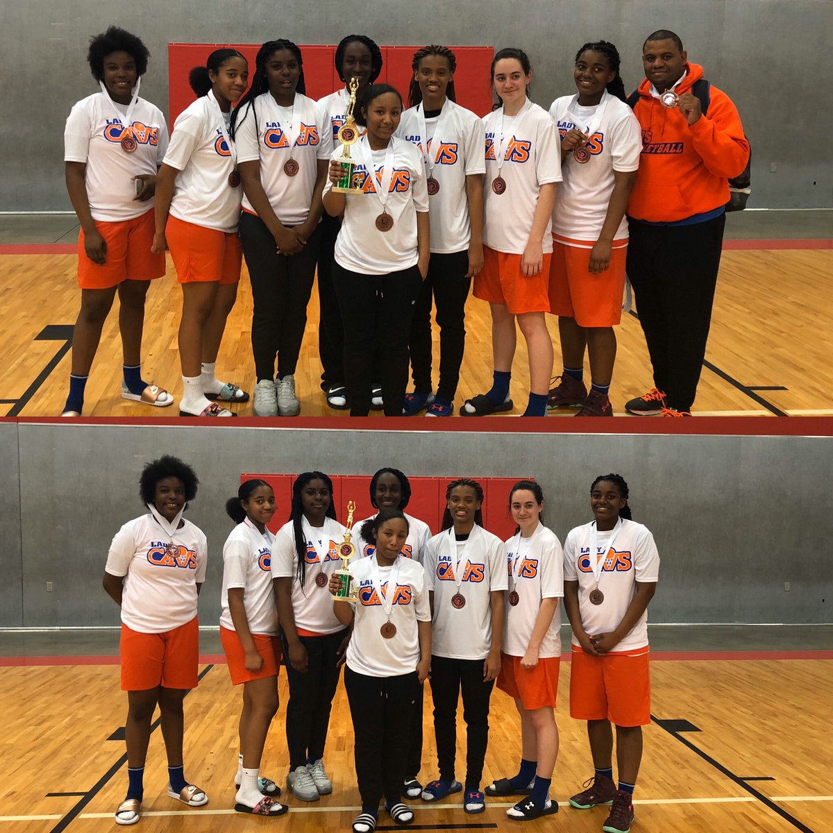 CavsHoops's tweet photo. Lady Cavs 3rd place in the First Tournment with only a few practices together https://t.co/3OhBnU3FHk