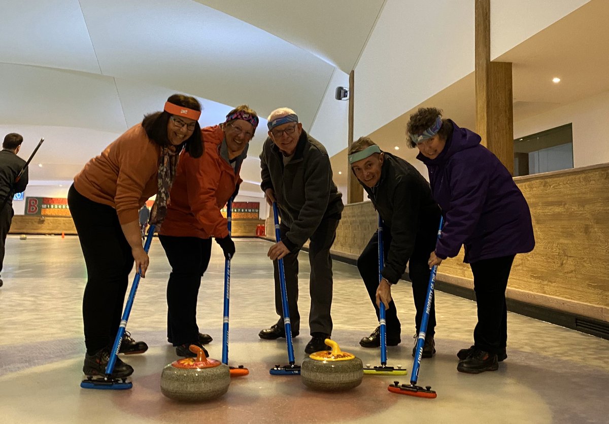 When the old man turns 70 and doesn’t want a fuss. He went away for his actual birthday so we made a fuss today instead - cake, curling and curry