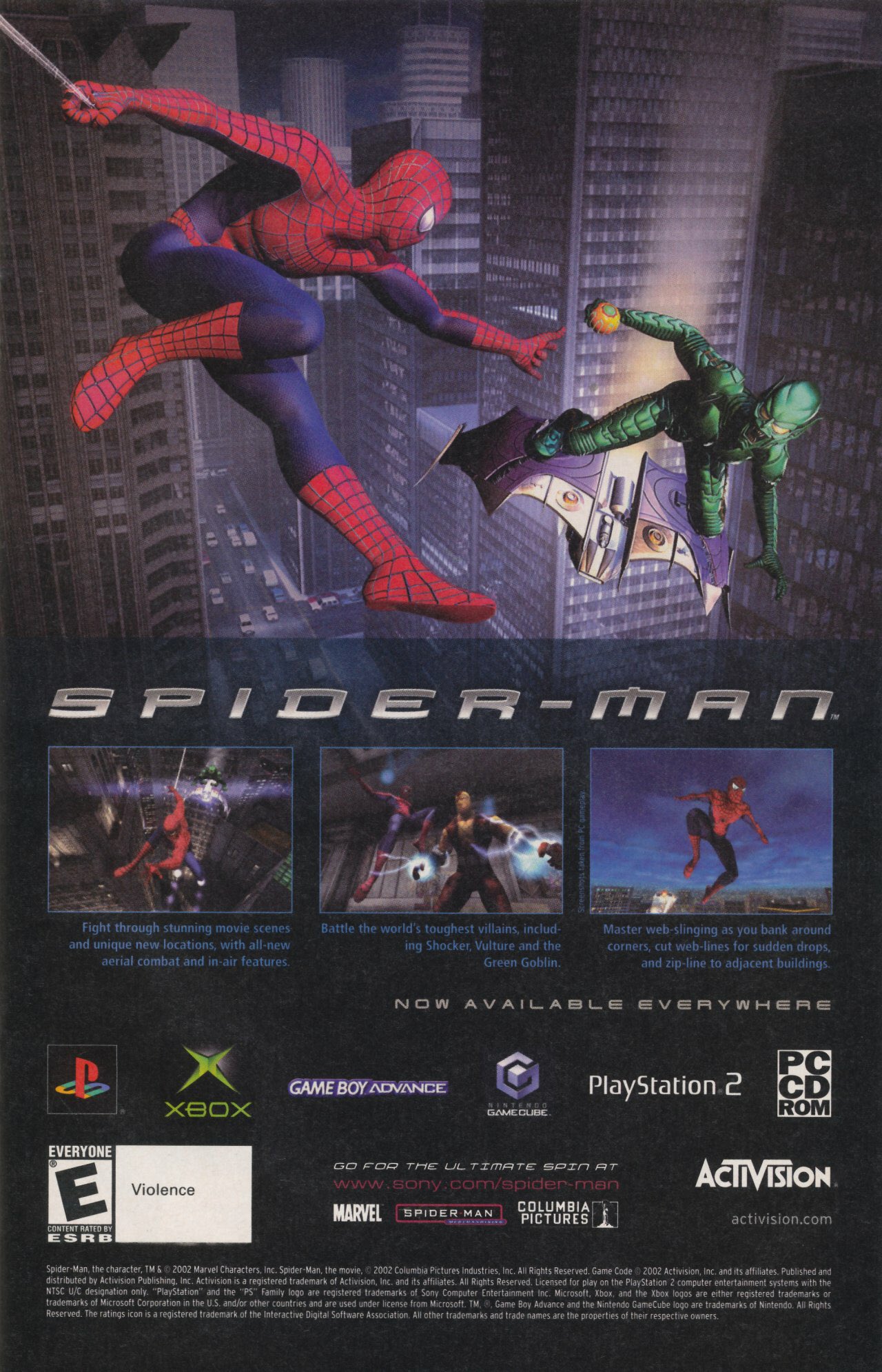 Spiderman video game 2002 deals
