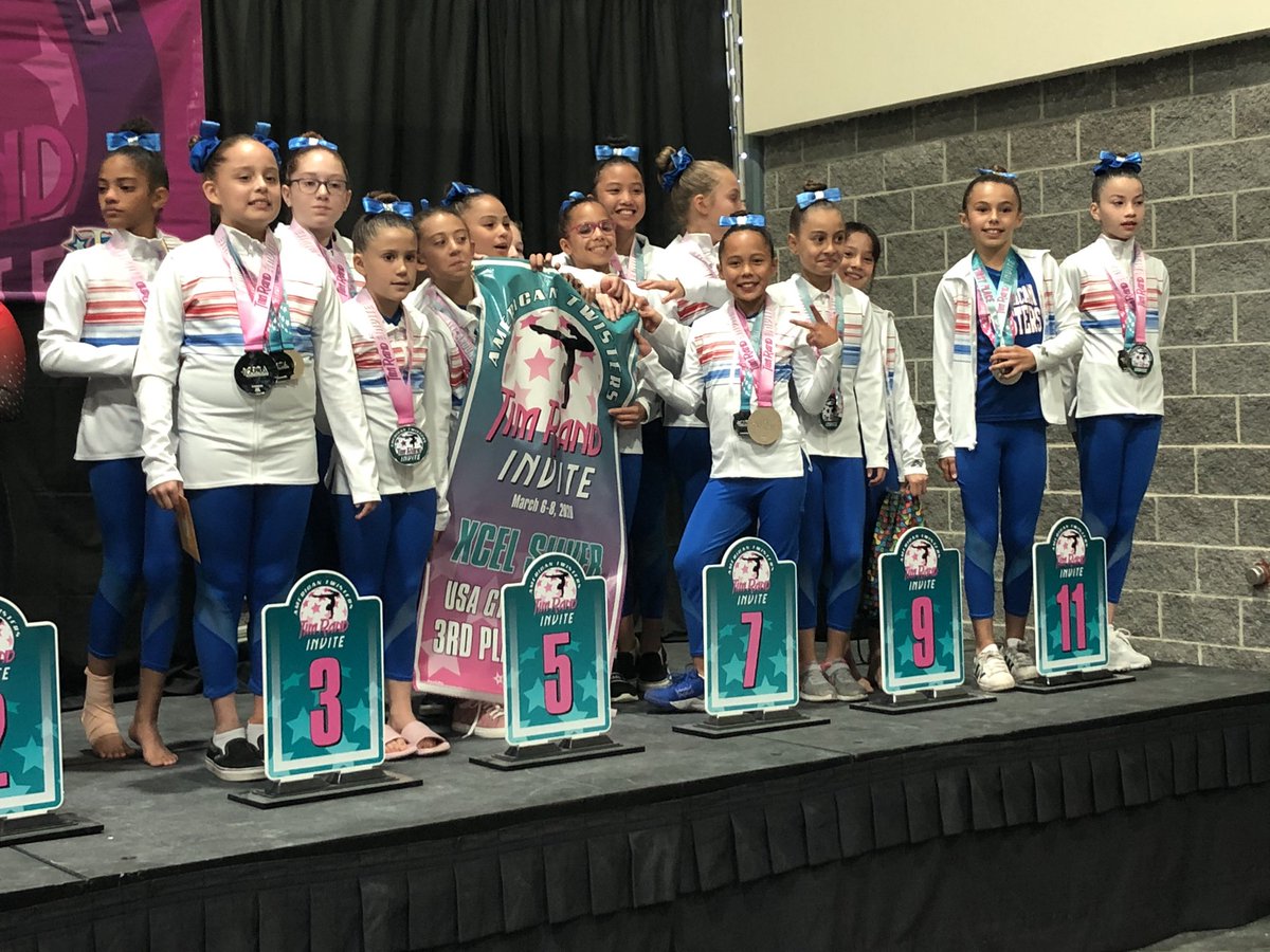 mlobeto's tweet photo. Congratulations @TwisterGym XCEL Silver for winning 3rd place!! #TimRand https://t.co/jNMNNVYYZx