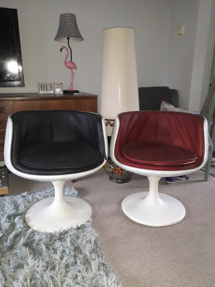 david_01c's tweet photo. Eero aarnio chairs from cult  clockwork orange available from @vintagetreasureuk https://t.co/WPdgcjhxD3