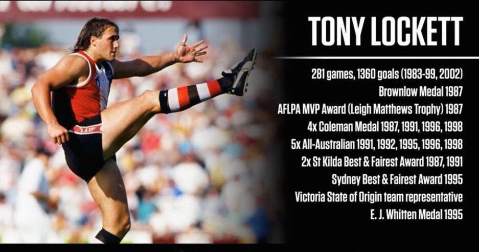 Happy birthday Tony Lockett turning 54 today, have a wonderful day my friend      
