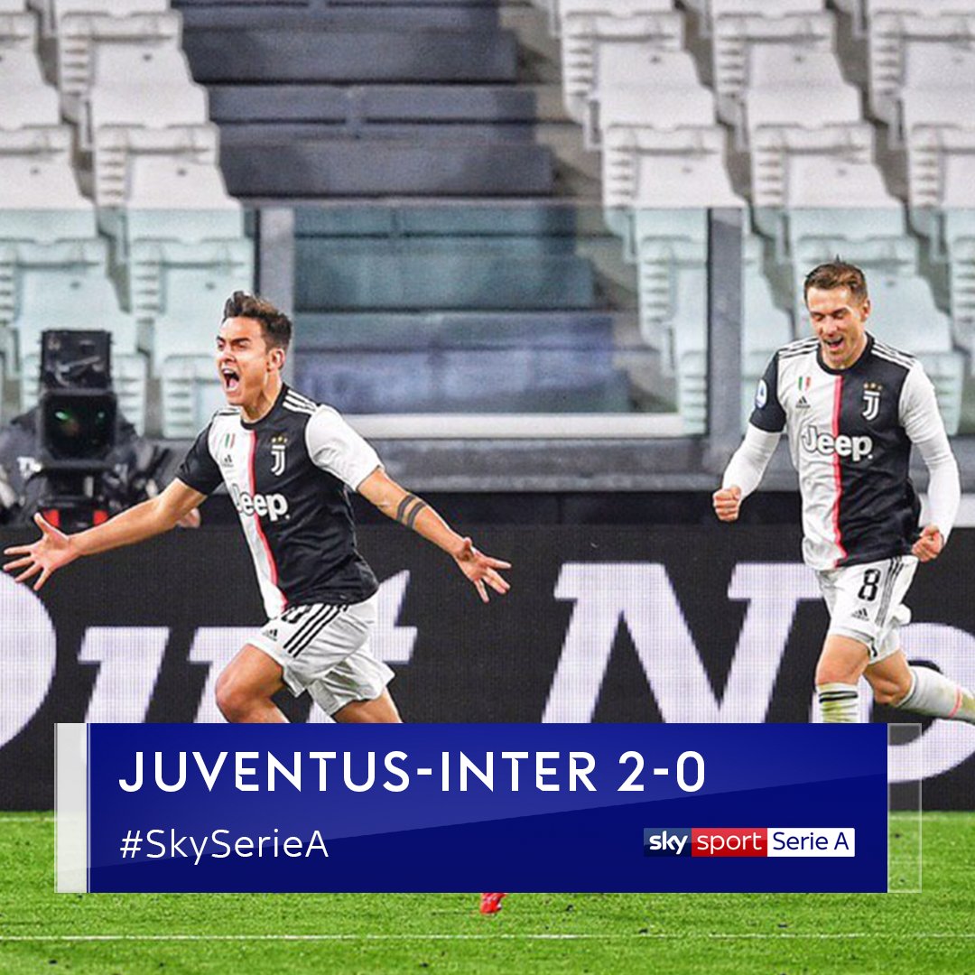 Skysport On Twitter Juventus Inter 2 0 Risultato Finale Ramsey 55 Dybala 67 Https T Co En0qumvqb9 Skyseriea Skysport Juveinter Https T Co Ayrvbjgobl