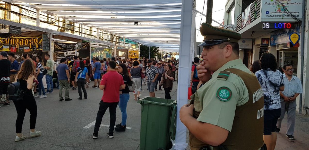 CarabOHiggins's tweet photo. #Carabineros de la 2da Comisaría de Santa Cruz continúan con la labor de prevención de delitos en la Fiesta de la Vendimia 2020, con Patrullajes de Infantería y Motorizados.
@CarabOHiggins #LaPrevencionEsNuestraEsencia https://t.co/OxcD0CM2YH