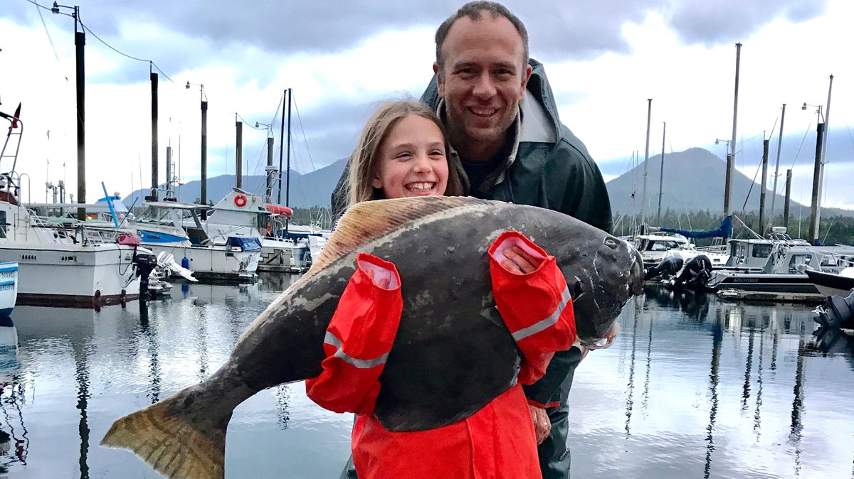 Check out that halibut! 11 year old Keira hooked this big guy in Ketchikan, AK, her biggest halibut to date (~40lbs)! She also filleted fish herself back on shore. Her face says it all, way to go, Keira! 💪🏼

📷Amy Beaudoin

#wearefishing