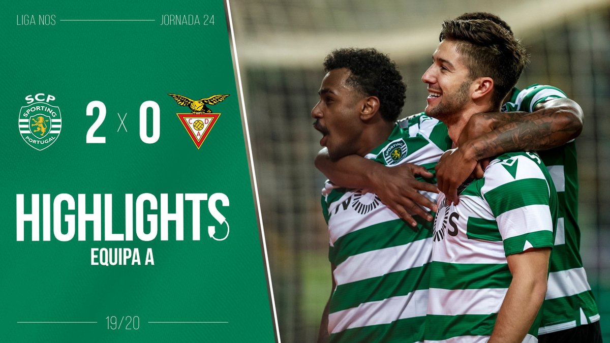 SportingCP's tweet photo. 🎥 Vê o resumo da vitória de hoje no nosso canal de Youtube ⚽

📺 https://t.co/GzPX588Llu

#SCPCDA #LigaNOS https://t.co/OfdZzRRw6O