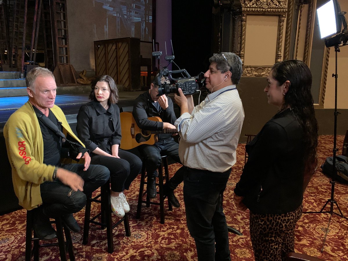 #SneakPeekSunday: Tune in tonight at 6:30pm for a brand new episode featuring the legendary @OfficialSting! 🎶 Be sure to catch <a href="/LastShipMusical/">The Last Ship</a> playing now at <a href="/broadwaysf/">BroadwaySF</a>!