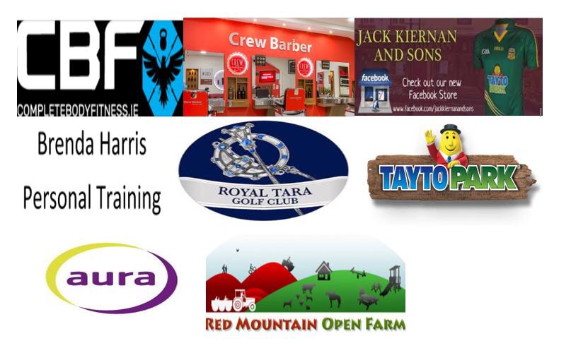 Lismullen10k's tweet photo. Many thanks to the businesses who kindly donated spot prizes to support next Sunday’s 3K and 10K, much appreciated. 

Only 1 week to race day with our discounted online entry still open at 

https://t.co/yJVL6yBUhq https://t.co/JPmORLYAeh