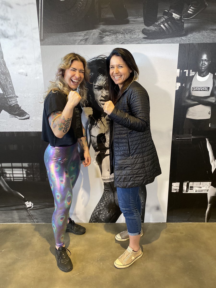 KortneyOlson's tweet photo. I know Twitter is not my forte but I’ve just spent 2 hours with @TulsiGabbard and think I might leave my husband. Jokes- but 🤩 WOW. I am simply blown away. @CNNPolitics why you doing her dirty? https://t.co/DMfqPyI5QJ