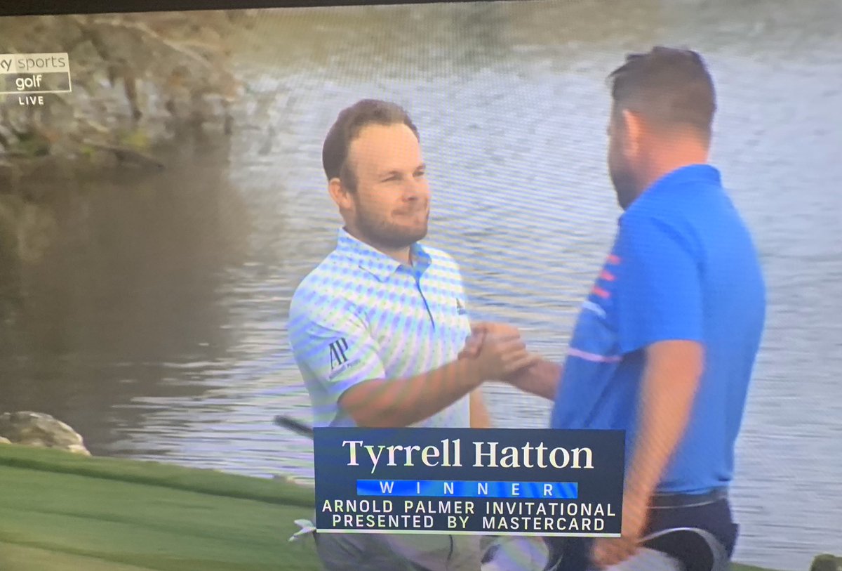Congratulations Tyrrell on your first PGATour victory. What a way to do it, nerves of steel #golf #PGATour