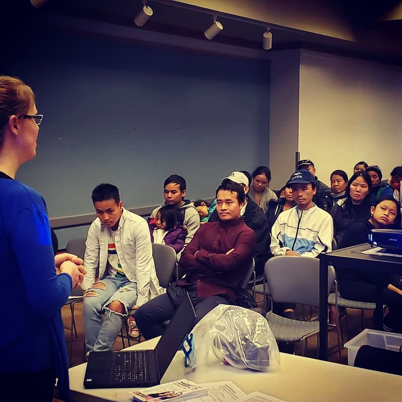 MuellerforMN's tweet photo. I loved speaking with the Karenni community today. We are a united community under freedom and liberty. 
#muellerforminnesota
#BeBrave #BeFree
#onecommunity https://t.co/Jy7QfpEuxc https://t.co/HGETgPqKlY
