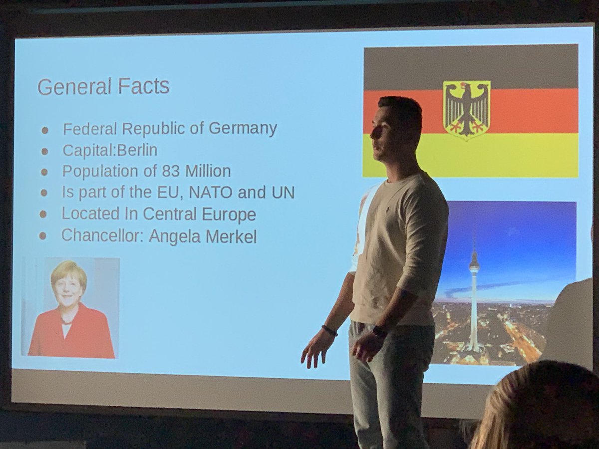 KathyWight1's tweet photo. @BilltownBombers foreign exchange student, Richard H., giving a talk to the Williamsfield Town and Country 4-H club today on Germany! How cool is that?! Great job @richardhube! #WeAreBilltown https://t.co/GSJo5FIUJa