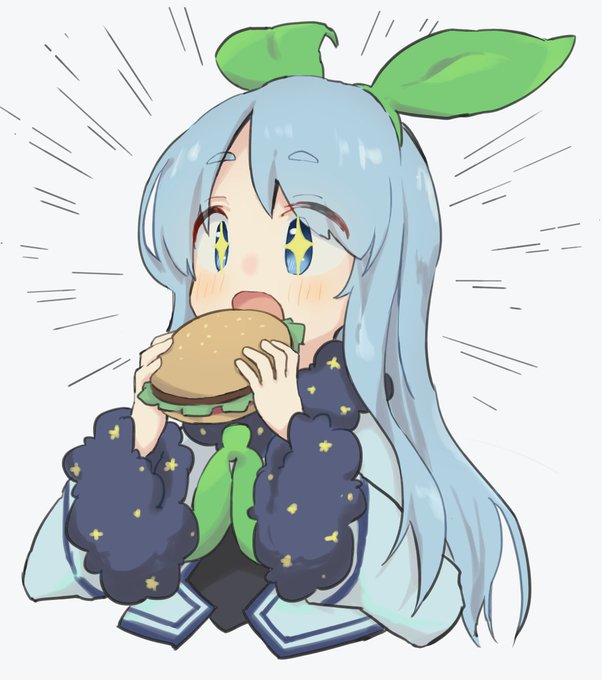 「青い眼 ハンバーガー」のTwitter画像/イラスト(古い順)