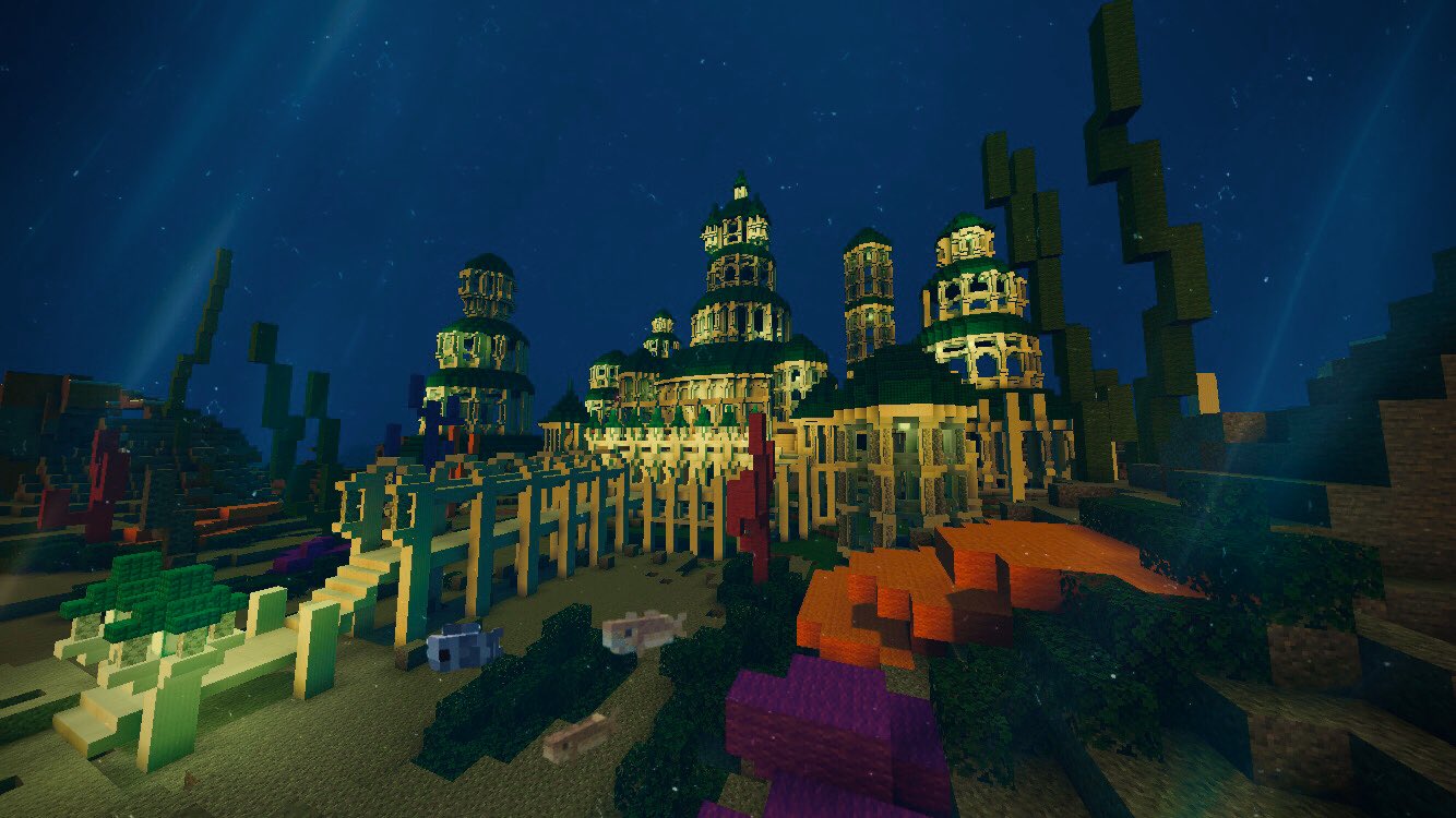 Twitter 上的 Reizu マイクラpe Minecraft 海底都市 マイクラ建築 バニラ建築 バニラで海底都市 この広い海のどこかにひっそりと佇んでいるかもしれません よろしければ いいねとリツイートお願いします T Co I3jmfk4hvf Twitter