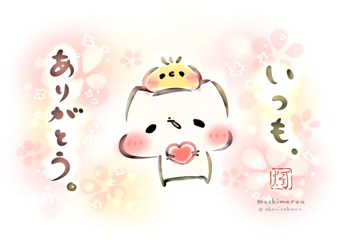 「いつも、ありがとう。」
#サンキューの日
#ましまろう
#感謝の日 