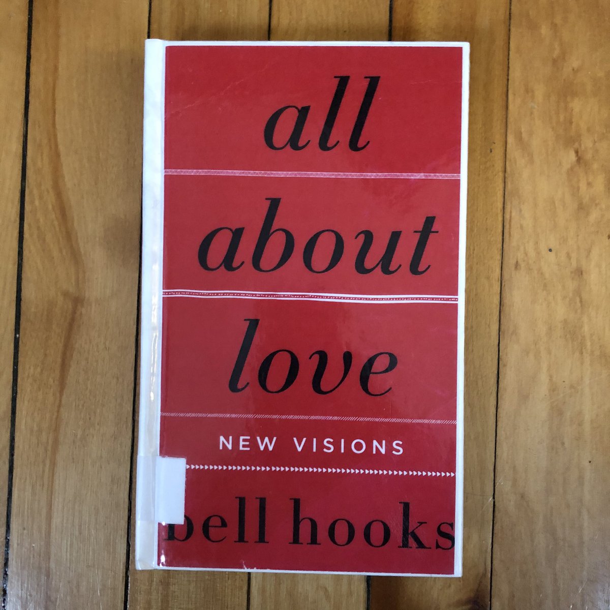 25/52All About Love by bell hooks.  #52booksin52weeks  #2020books  #booksof2020