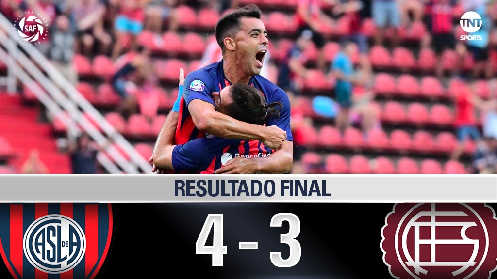 Resultado de imagen de SAN LORENZO VENCIO A LANUS 4 A 3