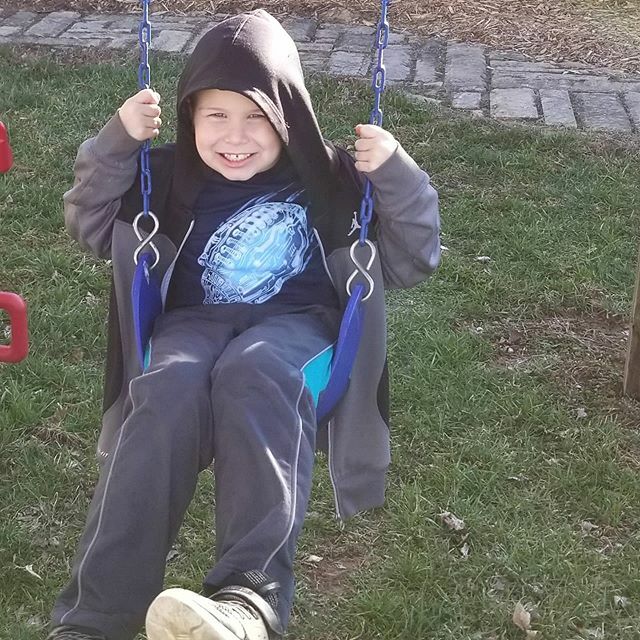 NoFearKitchen's tweet photo. Ibuprofen, cough medicine, and snuggles have been our big plans this weekend. Grabbing a little fresh air and sunshine between naps this afternoon. #momlife #momsofboys #sickdays https://t.co/NvbBd4Vi5Q https://t.co/fQwwDobTMK