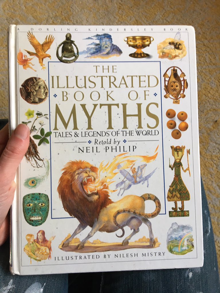 In the third grade I had this book checked out constantly. The stories have shaped me and the illustrations by Nilesh Mistry made me fall in love with beautiful pictures. So I just wanted to share this, now that I found a copy I can keep.