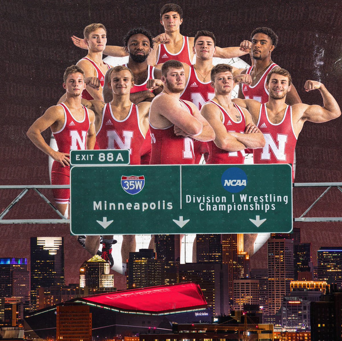 That’s a wrap from Big Tens.

Did we forget to mention, THE WHOLE SQUAD IS HEADED TO MINNEAPOLIS⁉️

For the first time since 2016, 1️⃣0️⃣ #Huskers have qualified for Nationals.

#ToughTogether #GBR