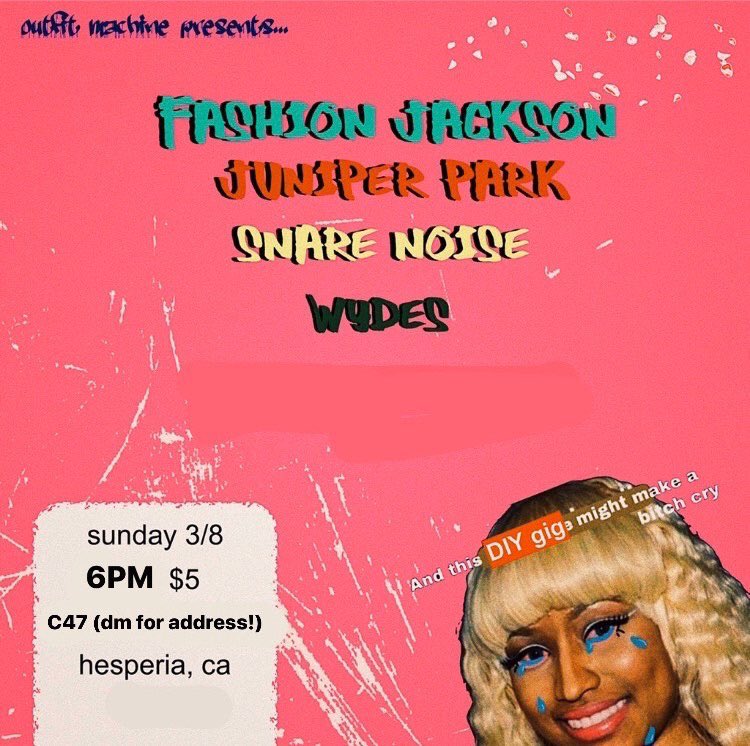 SnareNoise's tweet photo. Venue Change for Show Tonight! Live @ C47! Message us for Address! https://t.co/nz5DOzWr8O