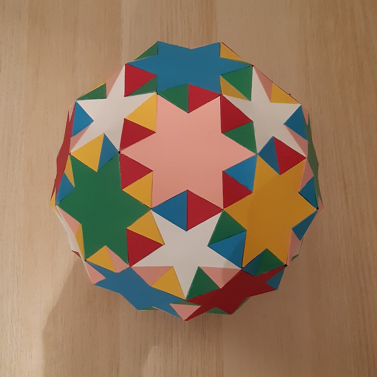 polyharrisson's tweet photo. Sunday #stellation: snub icosicosidodecahedron. It's a bit of a stretch, but this is technically a stellated truncated pentakis dodecahedron. https://t.co/NtHrzfzzS6