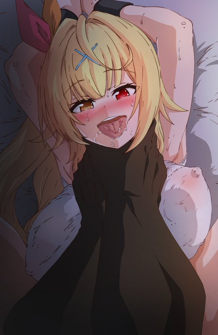 首締めックスってなんかエッチですよね～💪(*'∀`*💪)
#サラし絵 