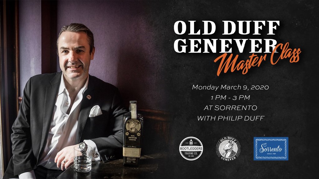 OldDuffGenever's tweet photo. Should you be in #Bangkok today and up for a #cocktail and some #genever  history...@philipduff @BootleggersBKK #realdutchgenever #oldduffgenever https://t.co/BLjnR77E5m
